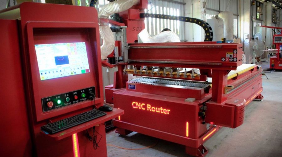 Euro Design Furniture factory automatic cnc router 8 heads